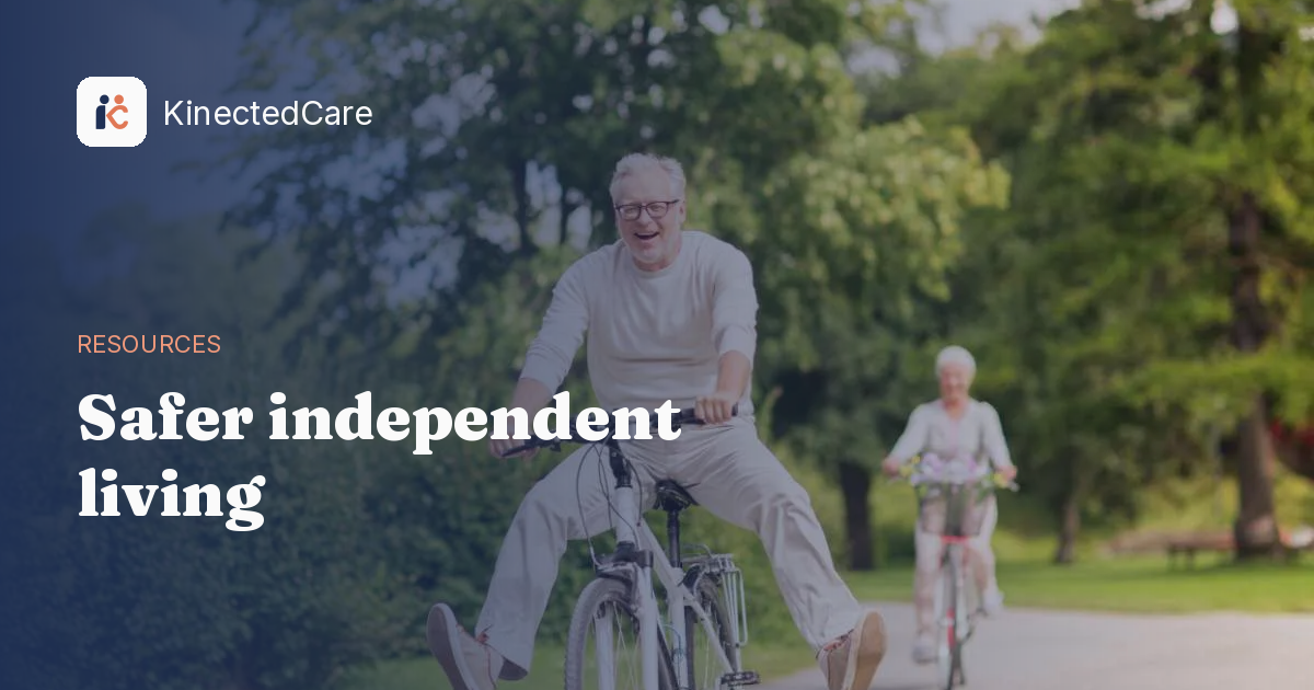 An older couple relaxed at home